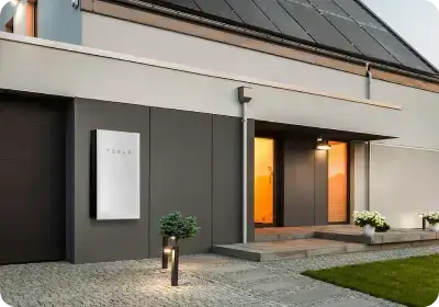 tesla battery installed pic